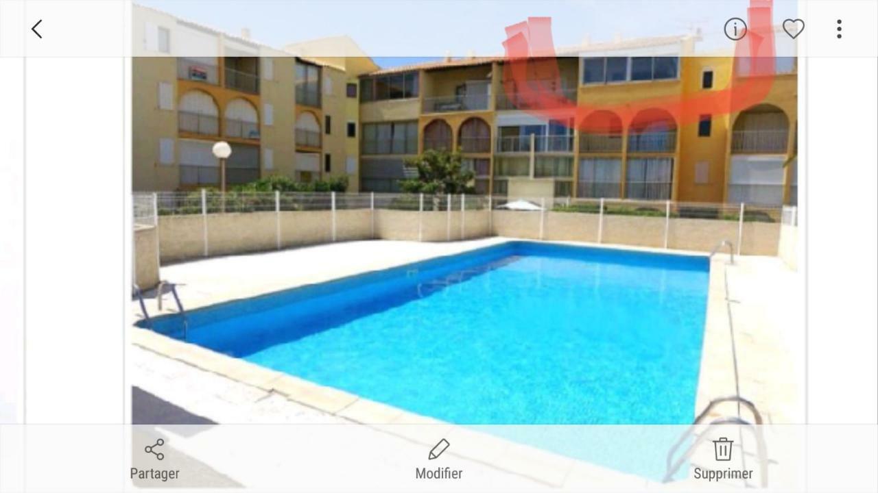 F3 Narbone-Plage Avec Solarium 250M De La Mer Vue Mer Et Clape Narbonne-Plage Exterior photo